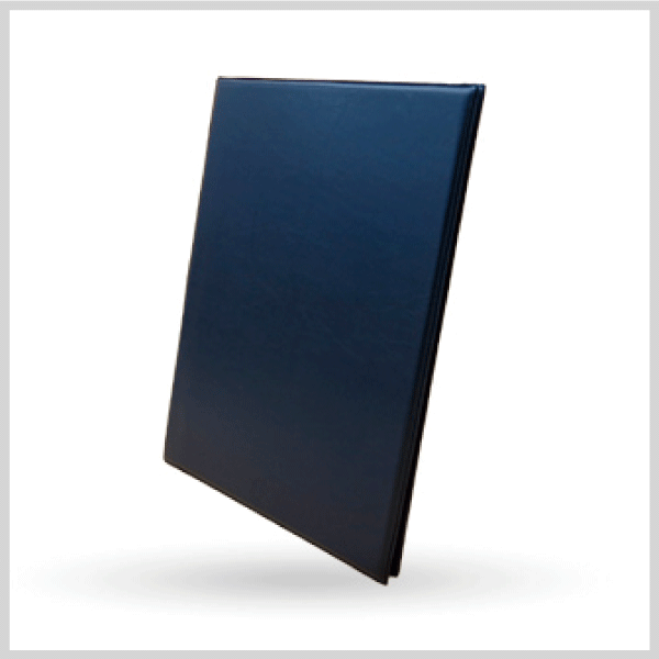 契約書　ファイル 24K A4契約書ファイル＜紺＞ ソノ 再生PVC - 【通販モノタロウ】